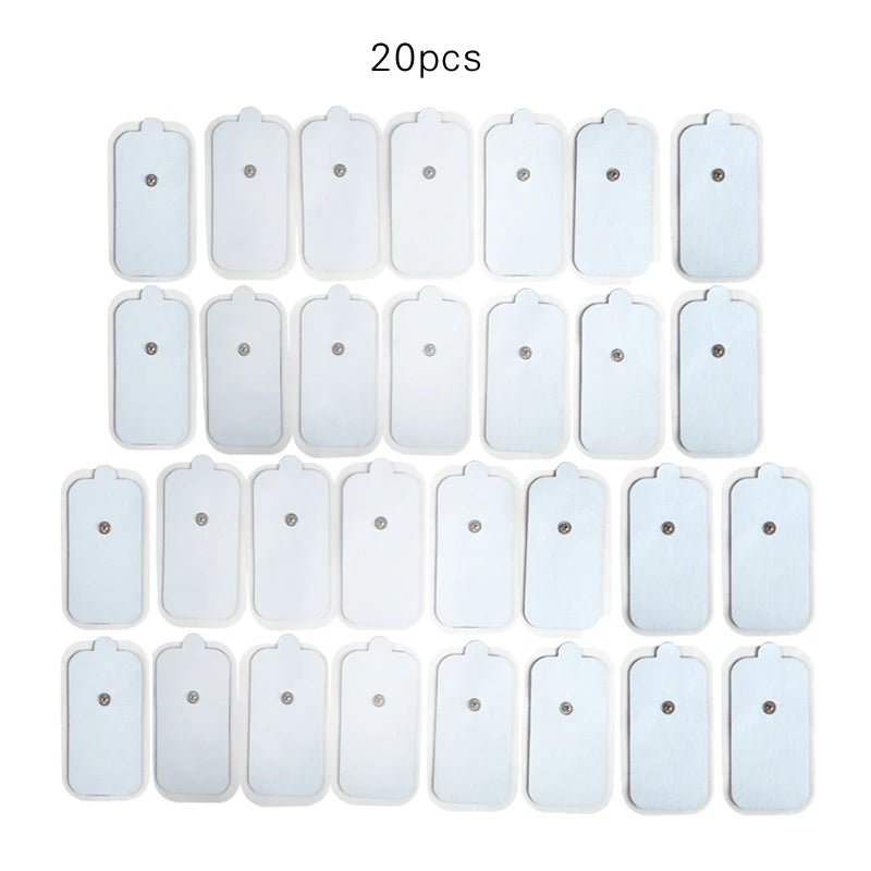 VIBE 5x10cm TENS Electrode Pads – Reusable Conductive Gel