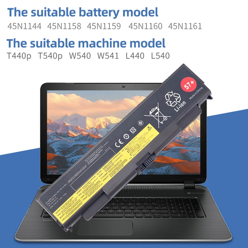 6-Cell Battery for Lenovo ThinkPad T440P T540P W540 L440 45N1144