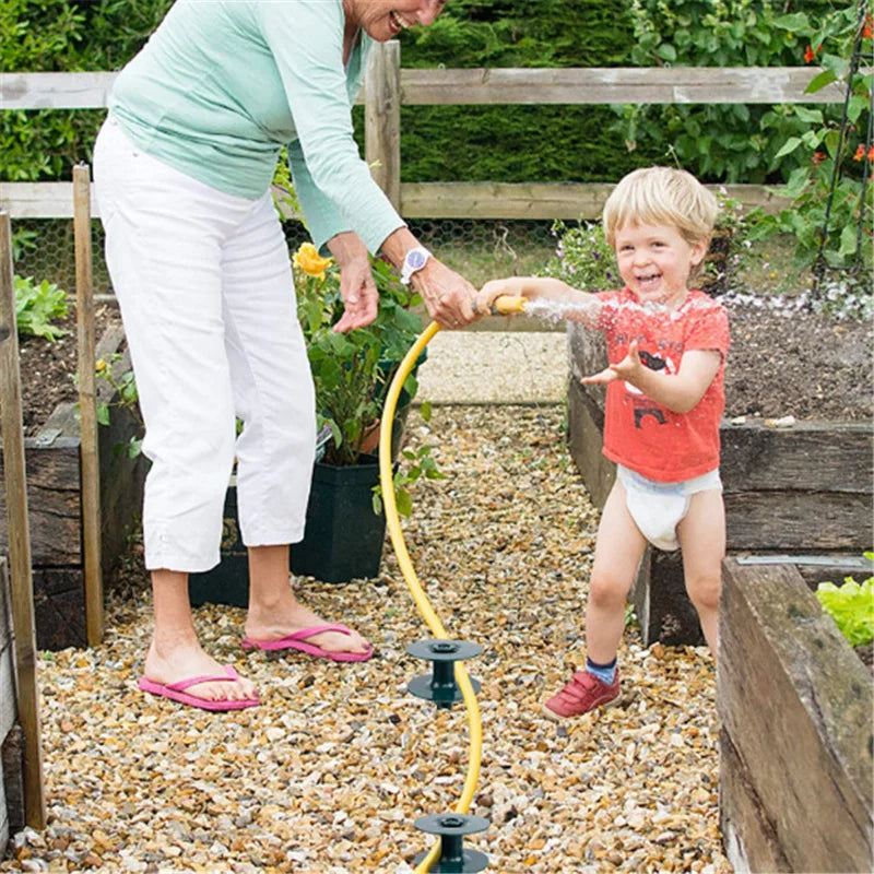 Garden Hose Guide Wheel Stake – Tangle-Free Hose Routing