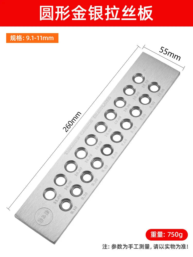 Tungsten Steel Wire Drawing Board – Semi-Circular & Square