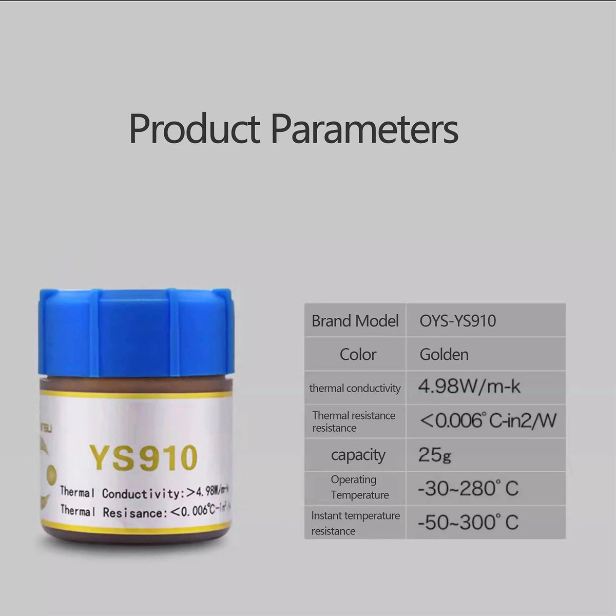 OUYUANSU Thermal Paste CPU GPU Silicone Grease 25g – YS910