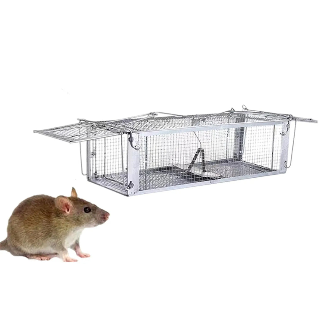 Humane Double Door Live Mouse Trap – Reusable Catch & Release Cage