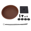 Solar Bird Bath Fountain – 6 Nozzles & 3000ml Hanging Bowl