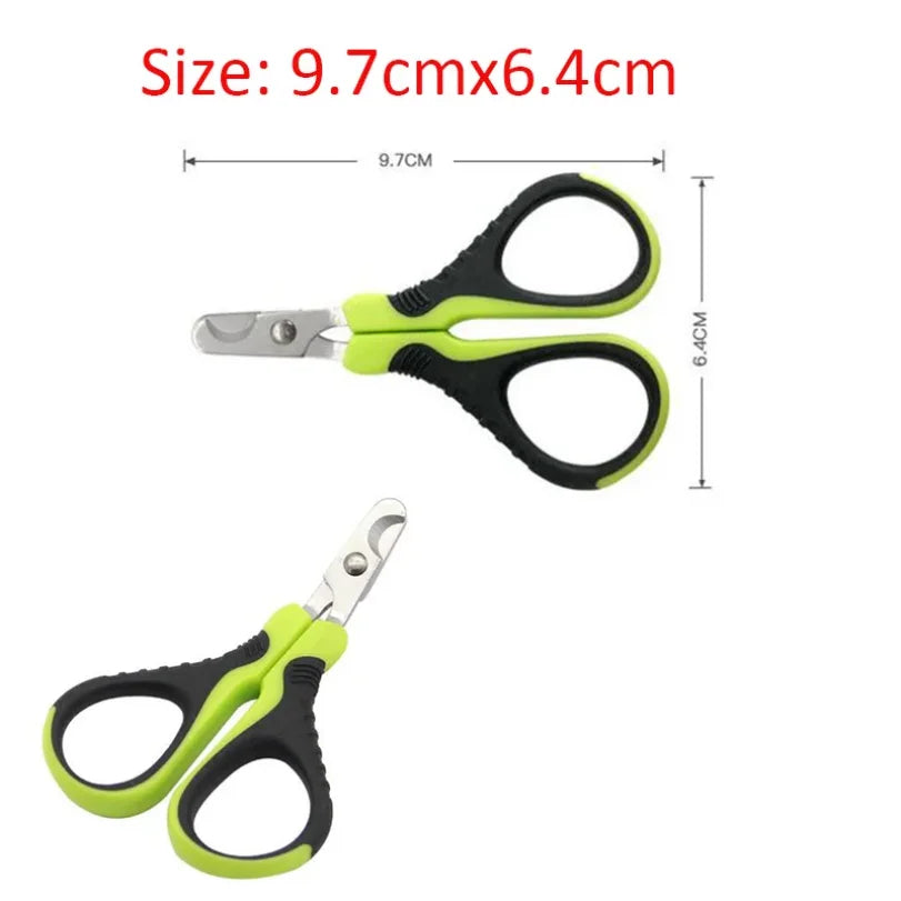 Professional Small Animal Nail Clippers – Stainless Steel Pet Trimmer