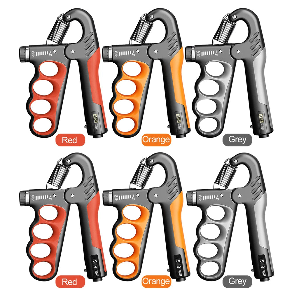 Adjustable 5-100KG Hand Grip Strengthener with Counter | VIBE