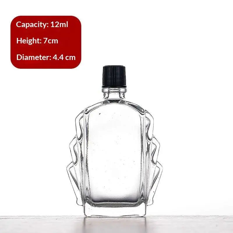 Mini Glass Vials with Lids – Leakproof Travel Oil Bottles