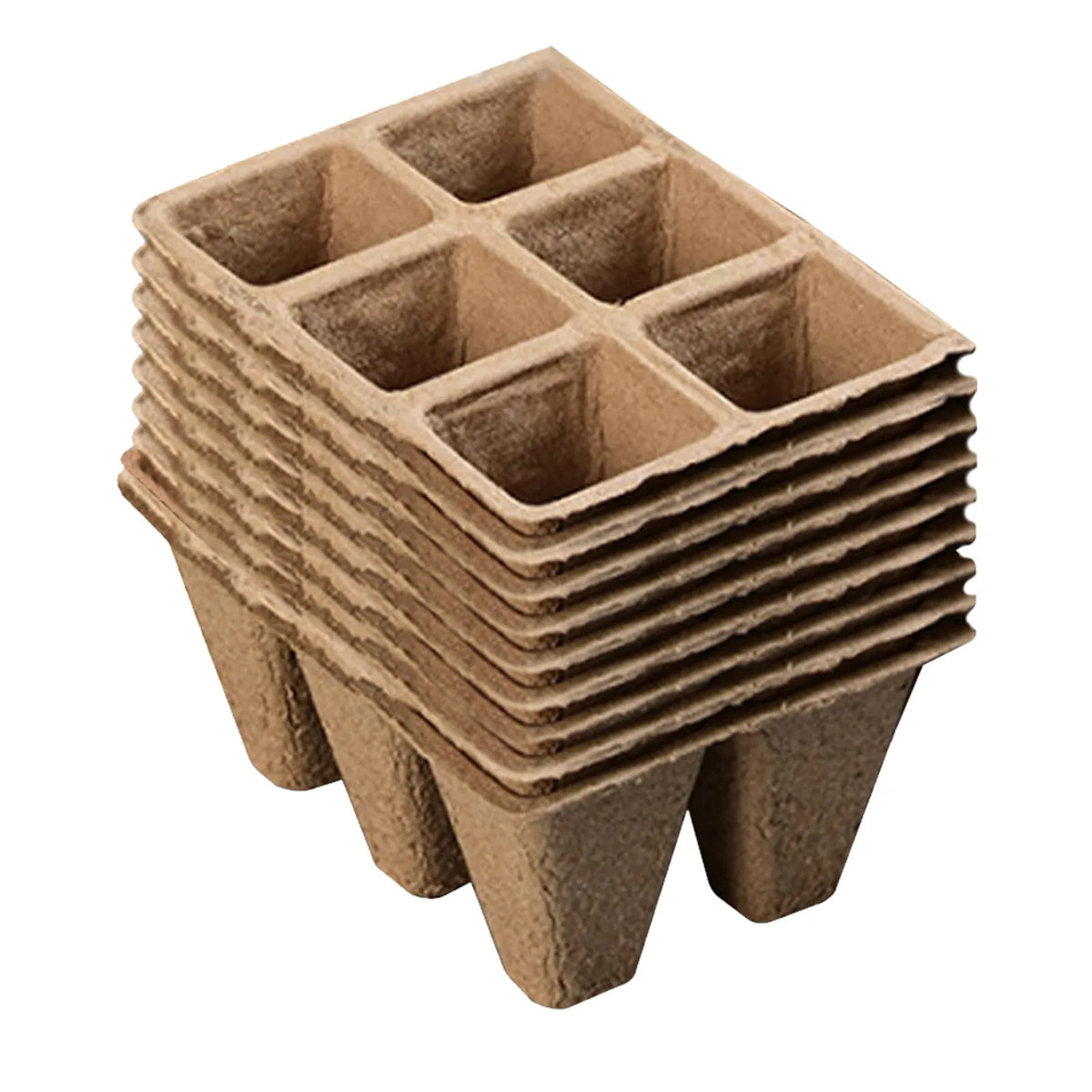 Biodegradable Peat Pots Seed Starter Tray Kit – 10/20 Pack