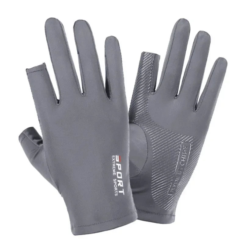 Two-Finger Touchscreen Gloves – Anti-Slip Sun-Proof Summer