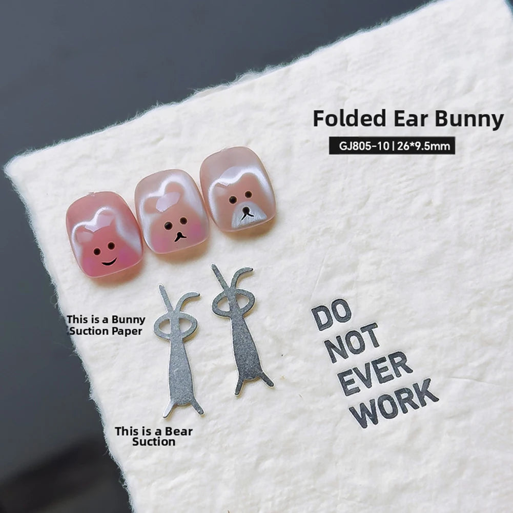 Heart Shape Cat's Eye Nail Magnet Tool – 5pc DIY Set