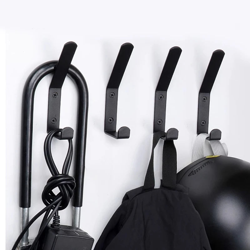 Heavy Duty Metal Wall Mounted Double-Layer Storage Hooks