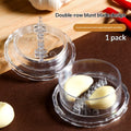Manual Rotating Garlic Press Box – Transparent Garlic Mincer
