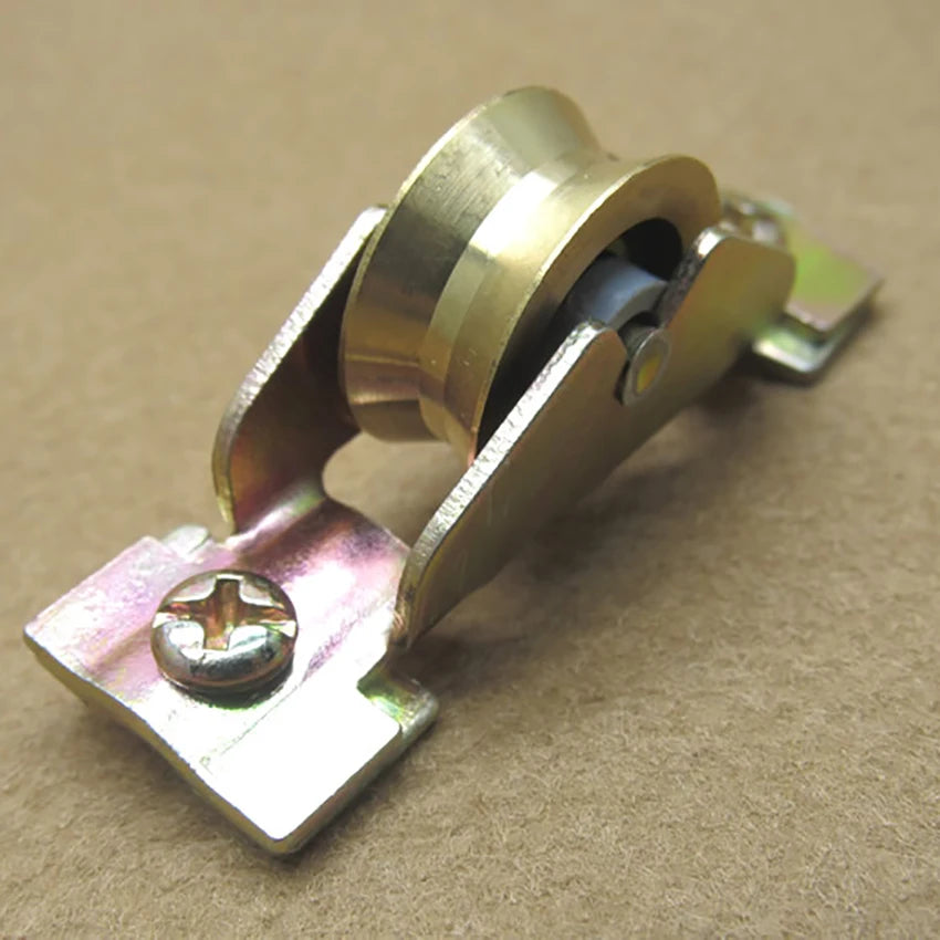 10PCS 22mm Nylon & Copper Bearing Pulleys for Sliding Doors