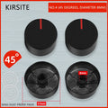 45° Gas Stove Knobs 8mm 38mm Oven Control Switch 2-Pack