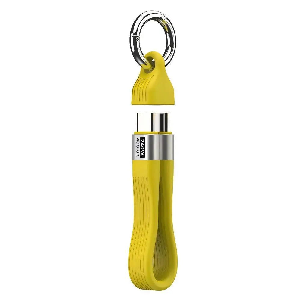 USB-C 240W USB4.0 Keychain Cable 40Gbps 8K PD3.1