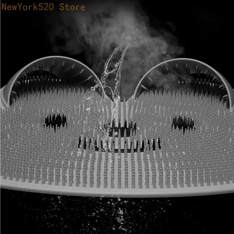 Silicone Foot Scrubber Brush & Massage Mat for Shower