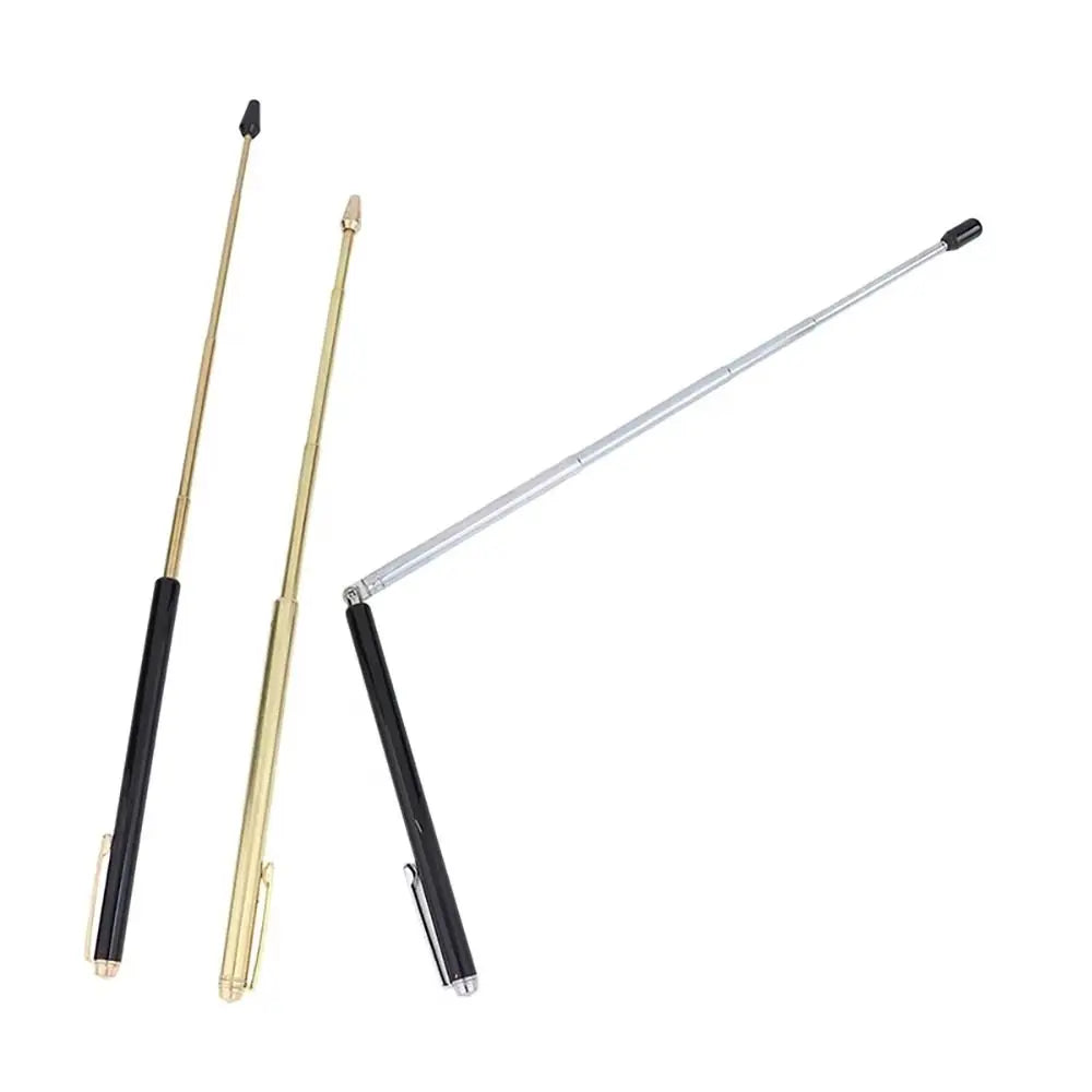 Brass Alloy Retractable Dowsing Rod – Portable L-Rod