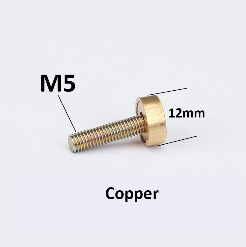 8-Pack Brass Decorative Screw Caps – Antique Copper Mirror Fix