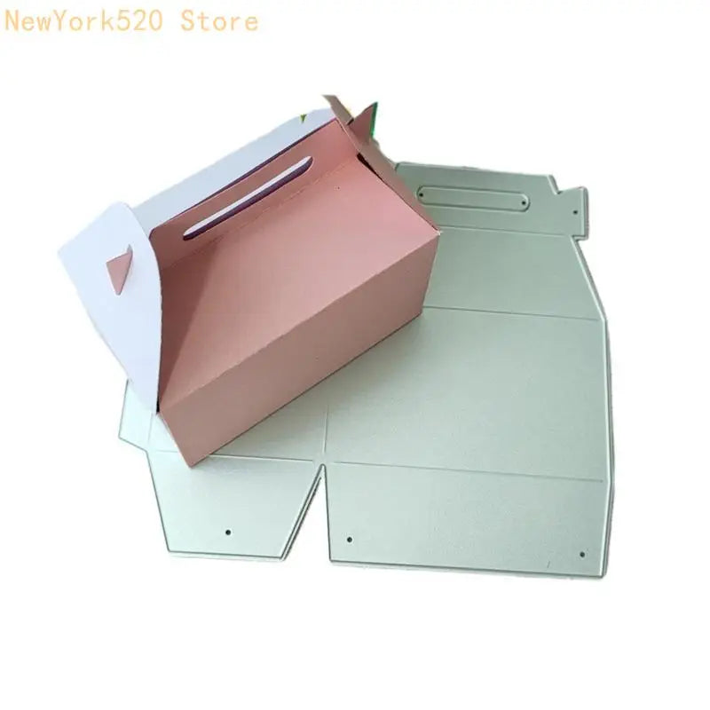 Gift Box Cutting Die Stencil – Christmas Paper Craft Template