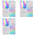 72-Sheet Holographic Cardstock 8.5x11 Glitter Rainbow Mirror Paper
