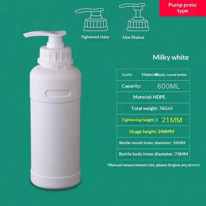Refillable HDPE Pump Dispenser Bottle 250mL–2L | Lotion & Soap