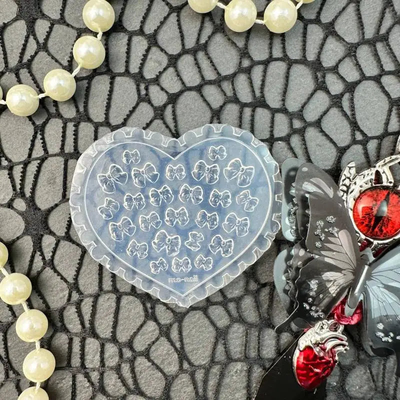 3D Silicone Nail Art Mold – Flowers, Hearts & Bows DIY