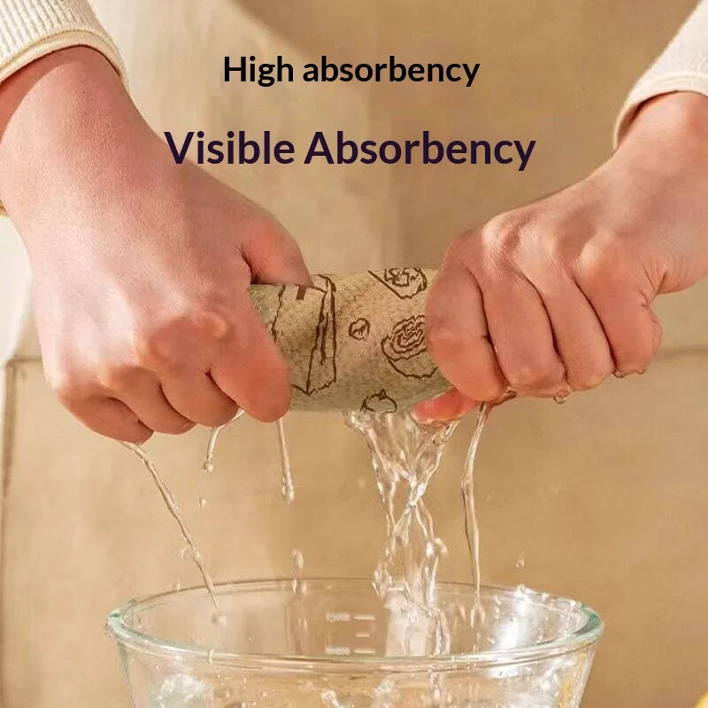 Reusable Tear-Off Kitchen Cleaning Cloth Roll – 20 Sheets