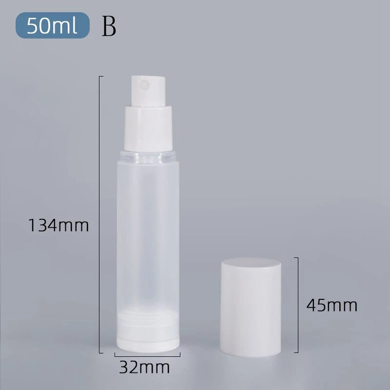 Refillable Vacuum Cosmetic Travel Bottles – Pump & Mist Spray