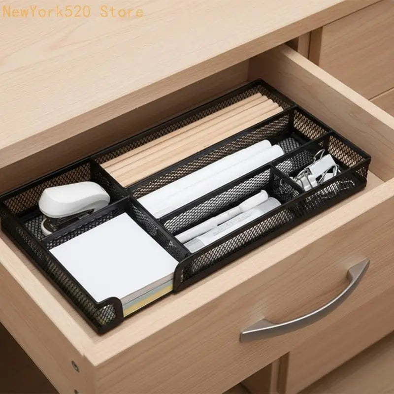 Minimalist Metal Drawer Tray – Desk & Office Organizer