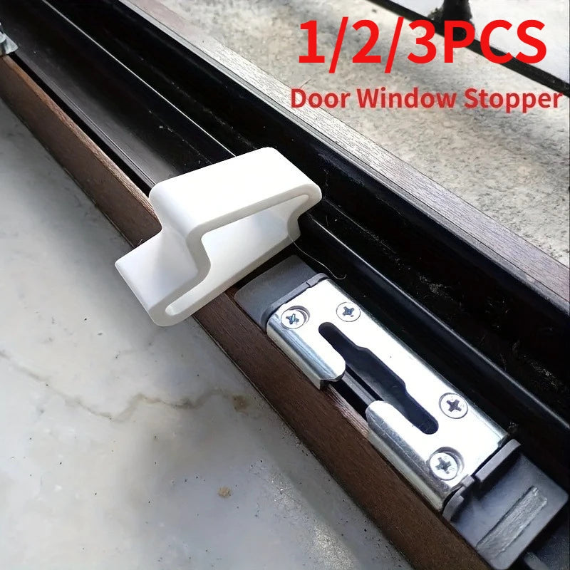 Door Window Stopper Plastic Anti-Collision Bumper 1/2/3 Pack