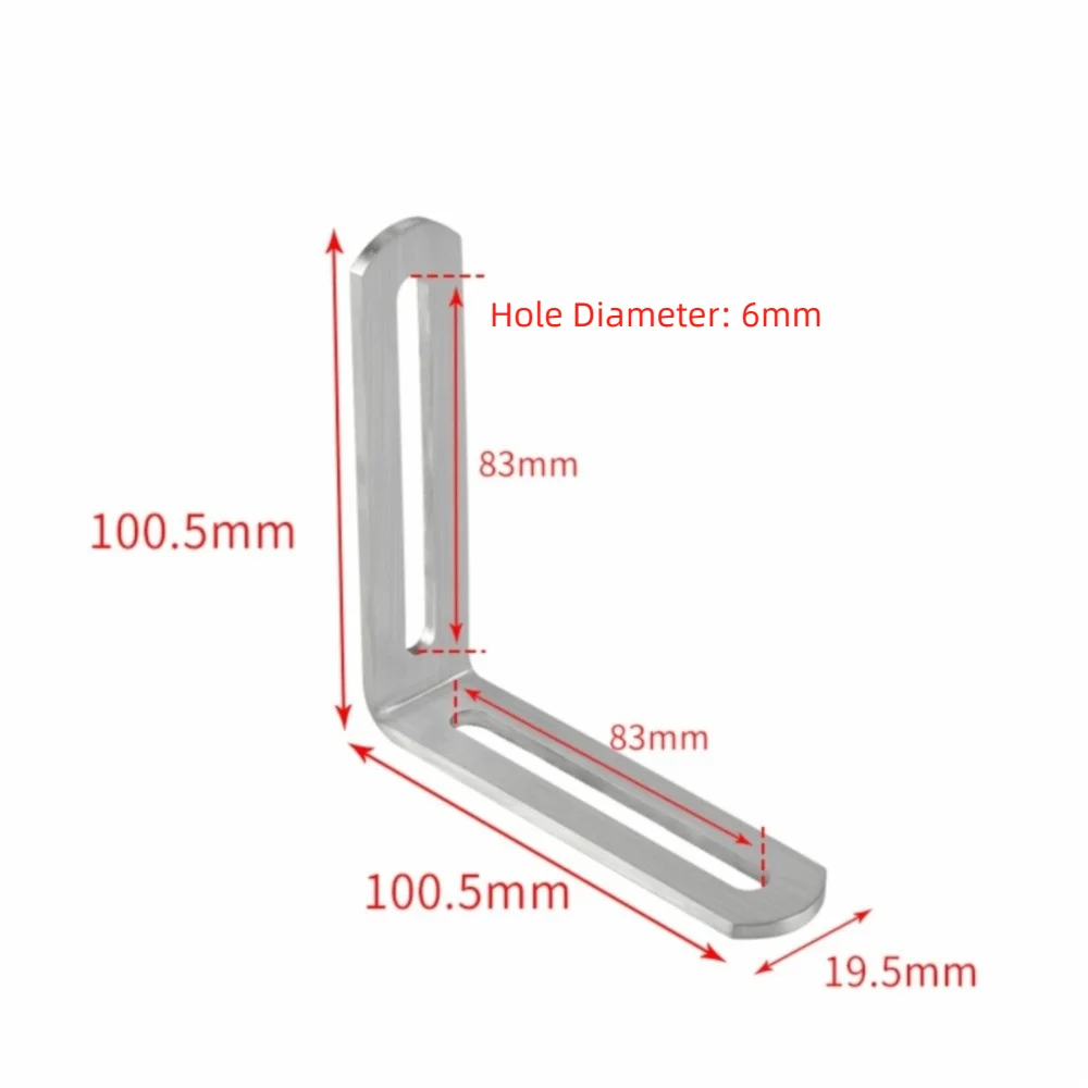 L-Shaped Stainless Steel Corner Brace Shelf Bracket | Angle Code
