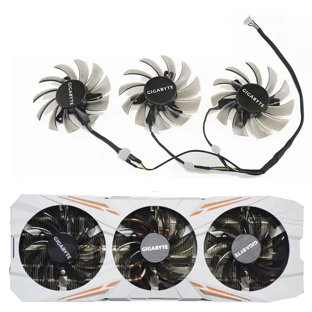 75MM T128010SU GPU Fan for Gigabyte GTX 670 680 1080 Ti