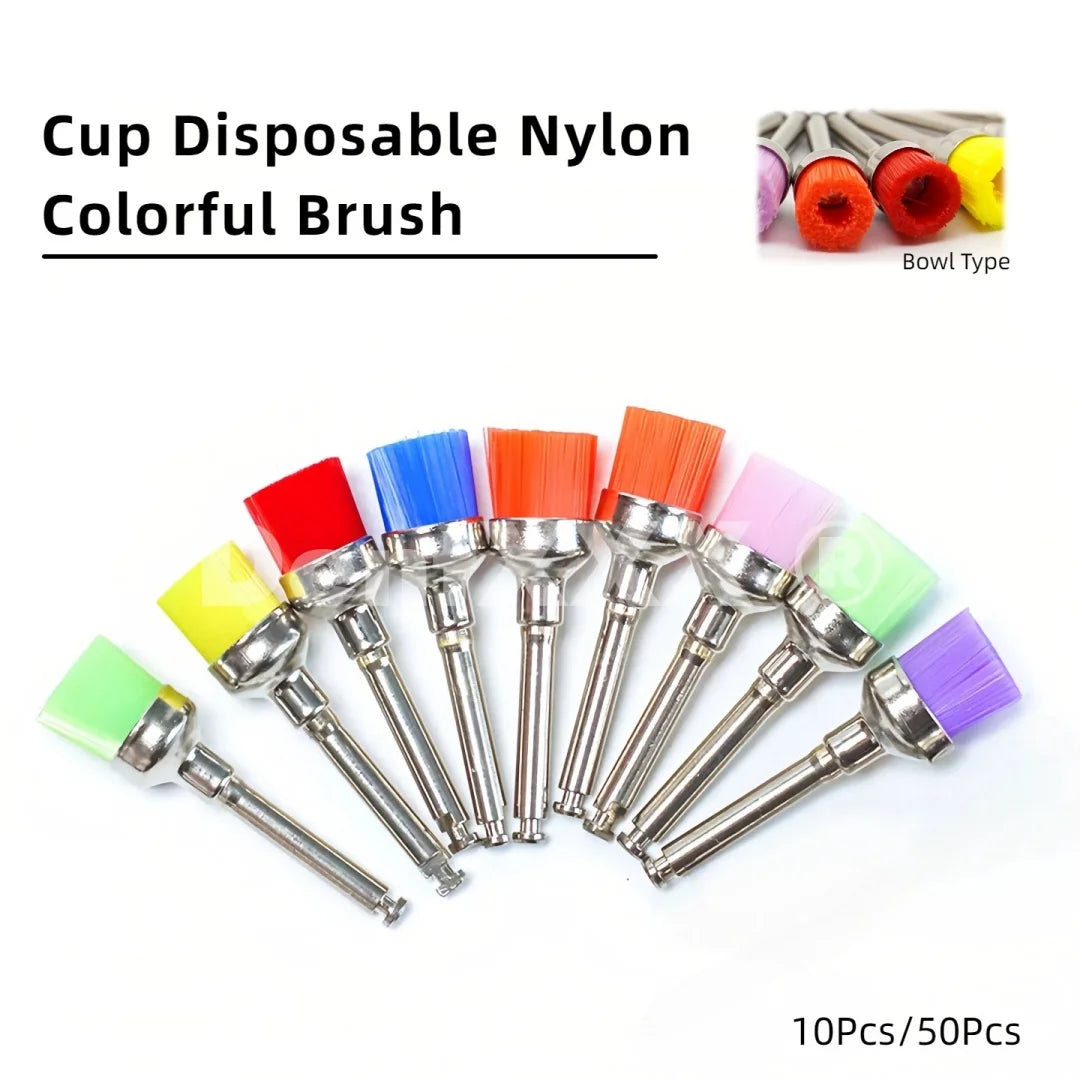 Colorful Nylon Bowl Polishing Brushes – RA Shank Nail Art