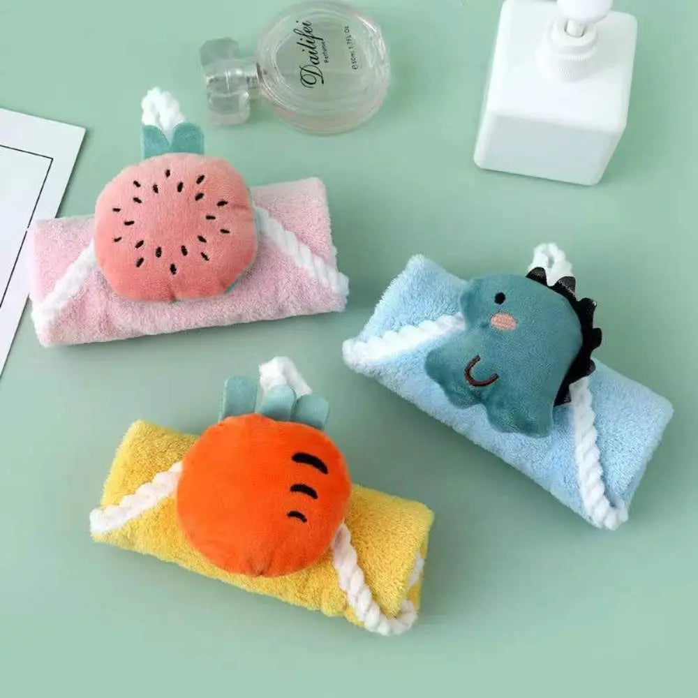 Coral Fleece Microfiber Hanging Hand Towels – Super Absorbent
