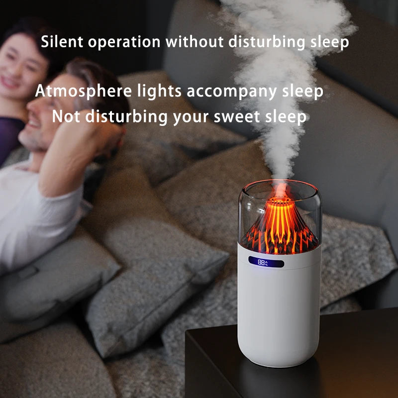 Volcano Mini USB Humidifier Night Light & Aromatherapy – VIBE
