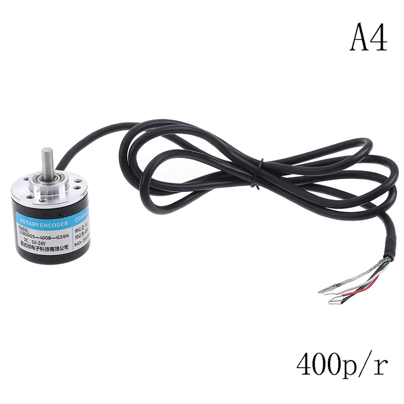 Photoelectric Incremental Rotary Encoder 5V–24V 100–600P/R