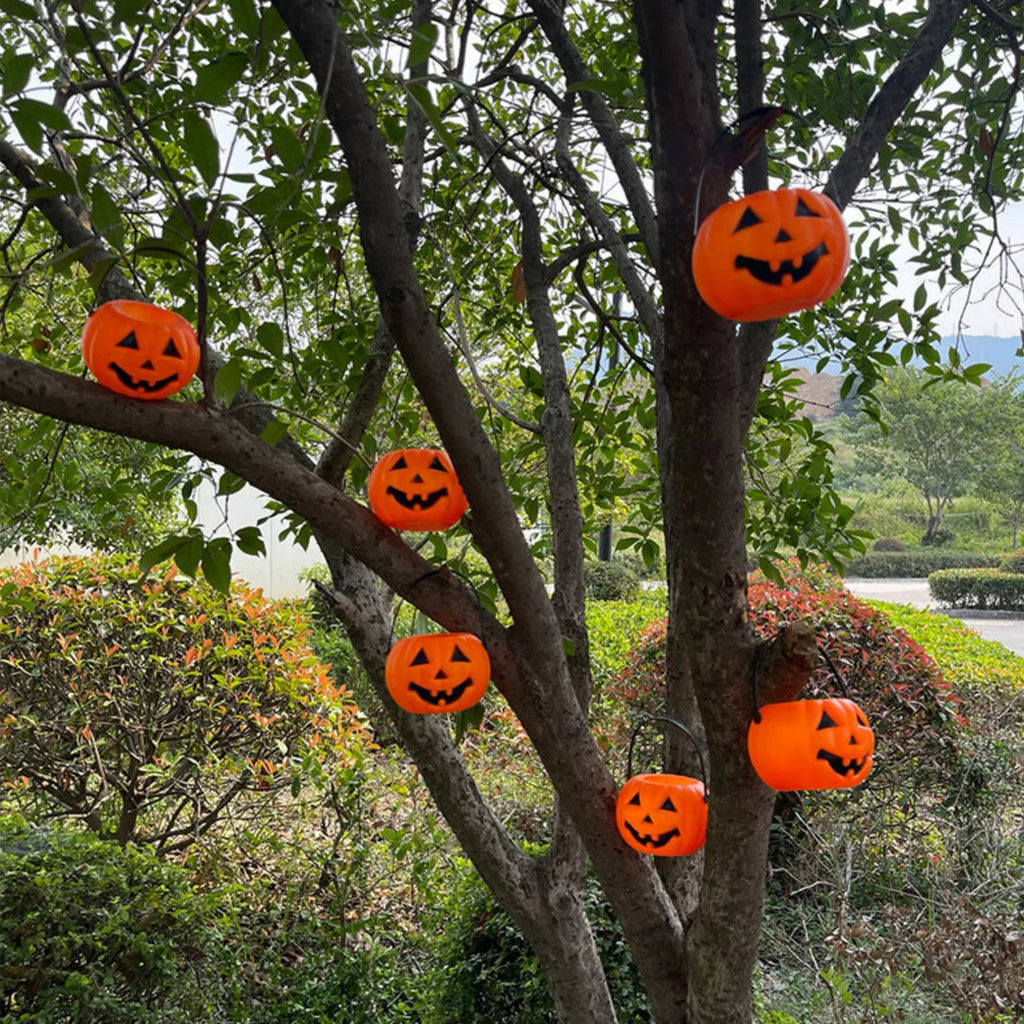 8-Pack Halloween Candy Buckets – Pumpkin Trick or Treat Pails