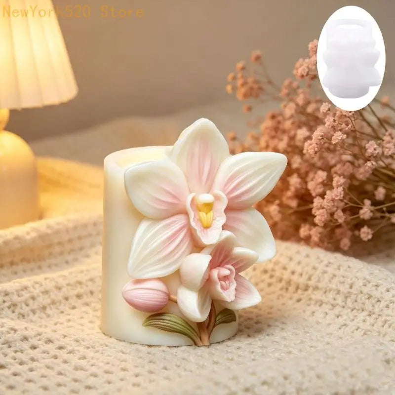 Flower Cup Silicone Mold for Soap Candle & Resin Pouring