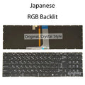 AZUBAY RGB Backlit Keyboard for MSI MS-16J9 MS-16JB MS-16JC MS-16JD