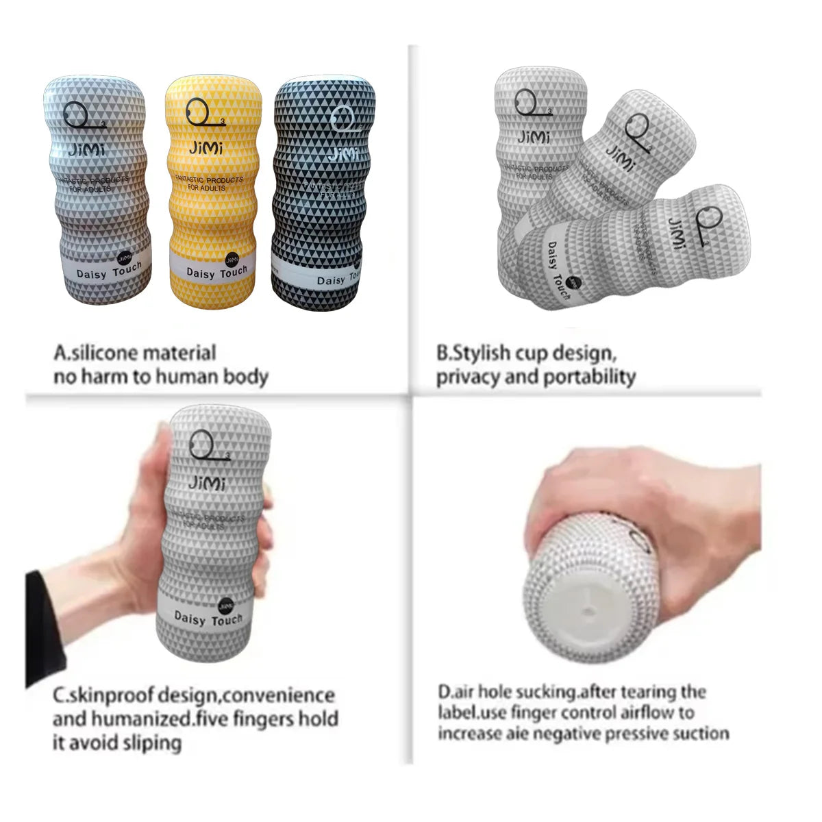 OREADEX Snail Suction Male Masturbator – Soft TPE Cup