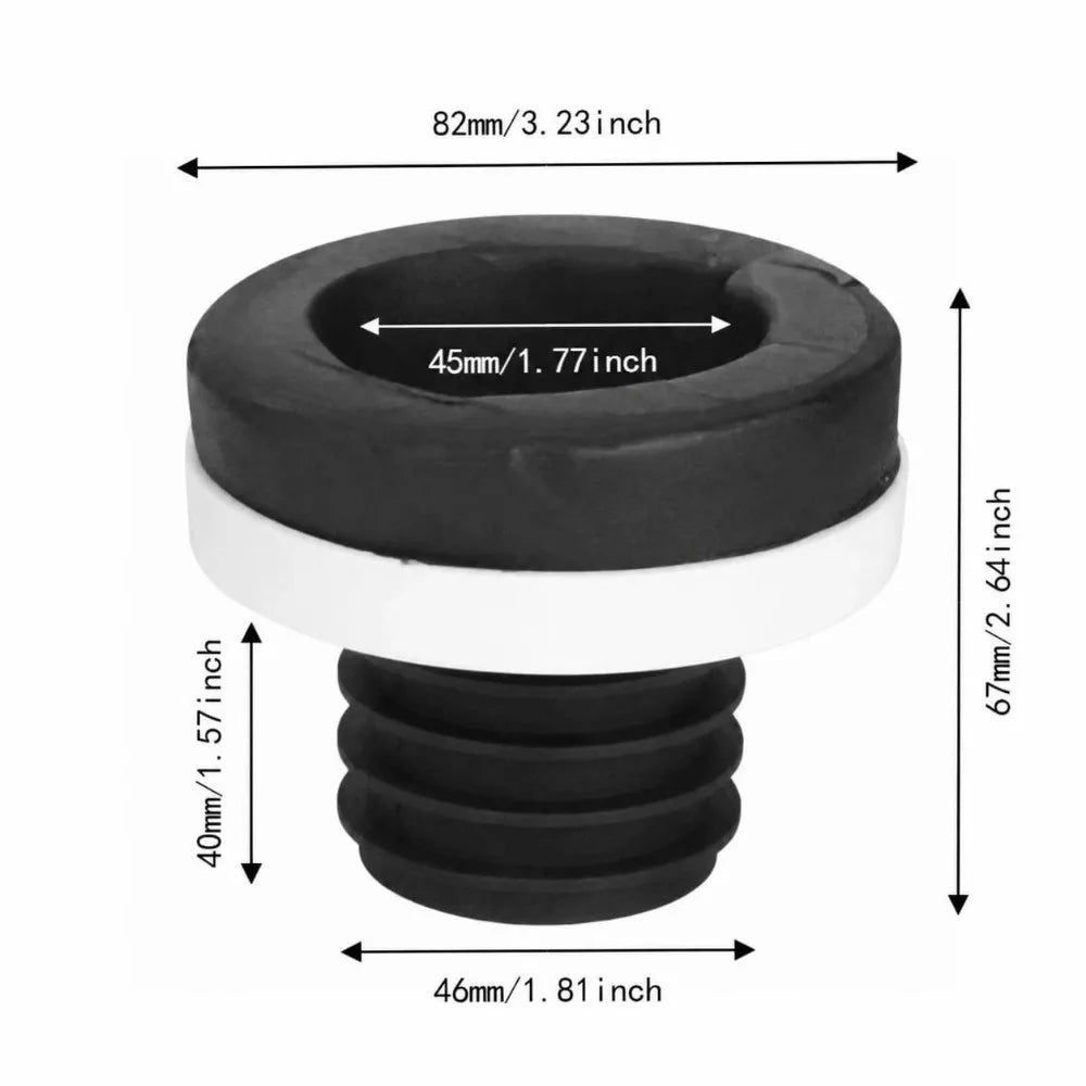 Urinal Flange Seal Ring Leakproof Deodorizing 2" Toilet Connector