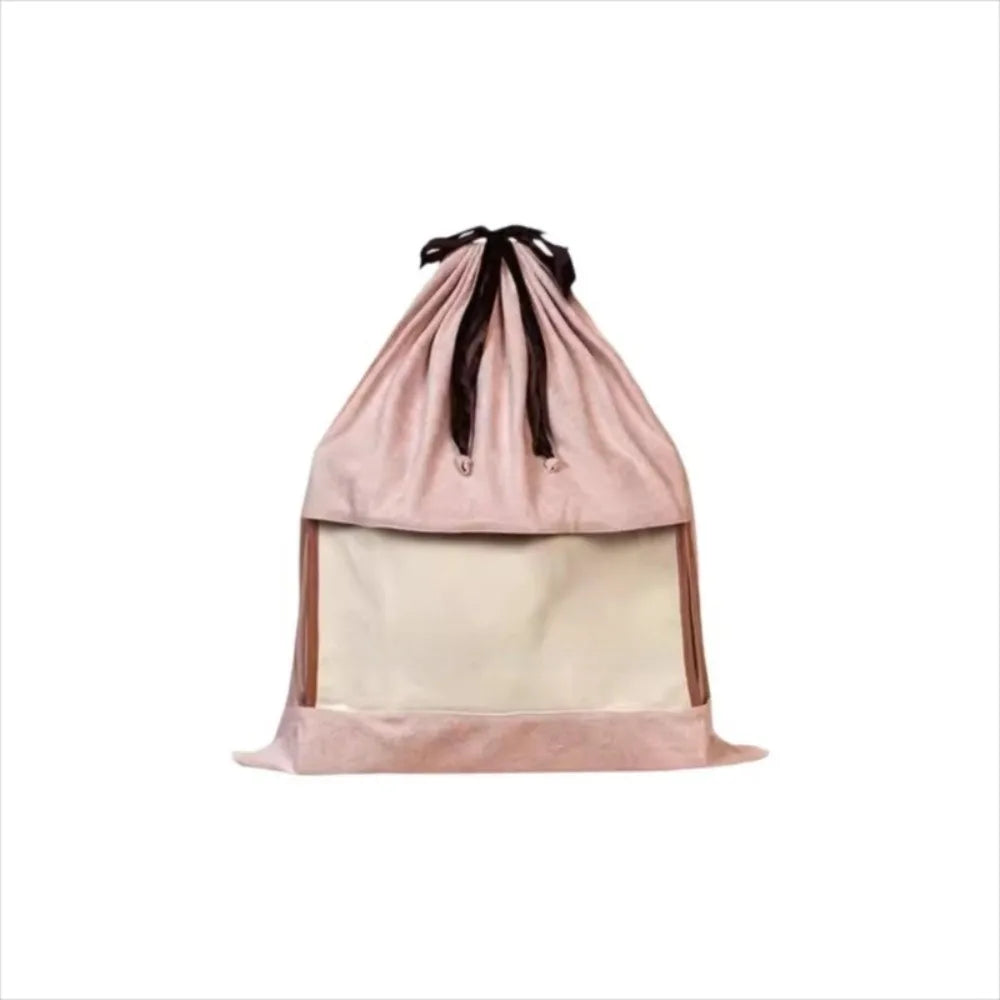 Transparent Dustproof Storage Bag | Velvet Dual Drawstring Organizer