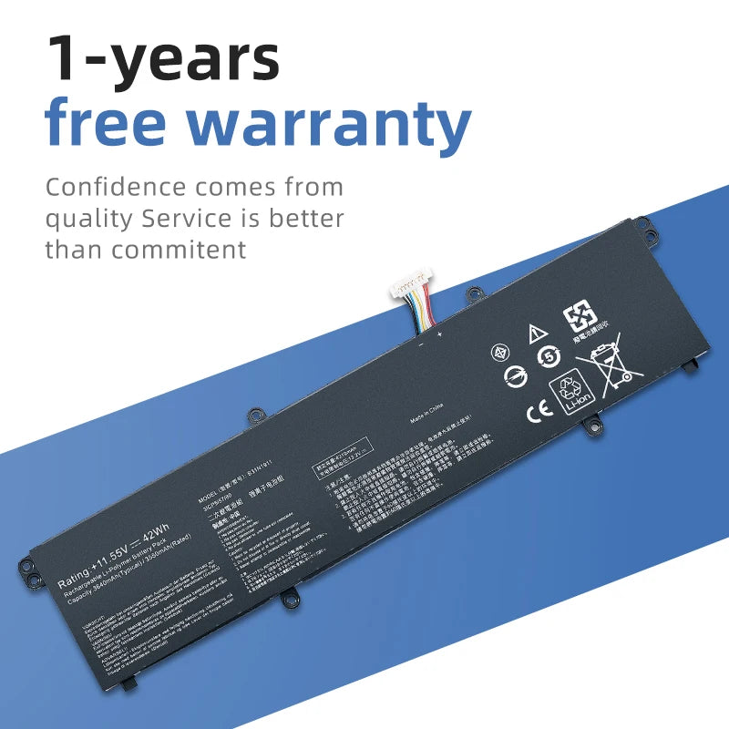 SUOZHAN B31N1911 11.55V 42Wh Battery for ASUS VivoBook