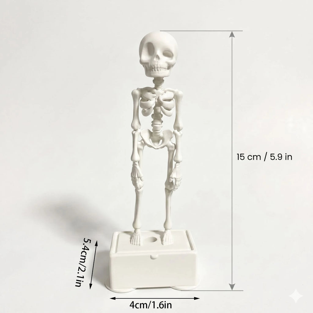 Dancing Skeleton Aquarium Bubbler – Gothic Fish Tank Ornament