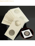 50-Pack 40mm PVC Coin Holders Stamp Storage Covers