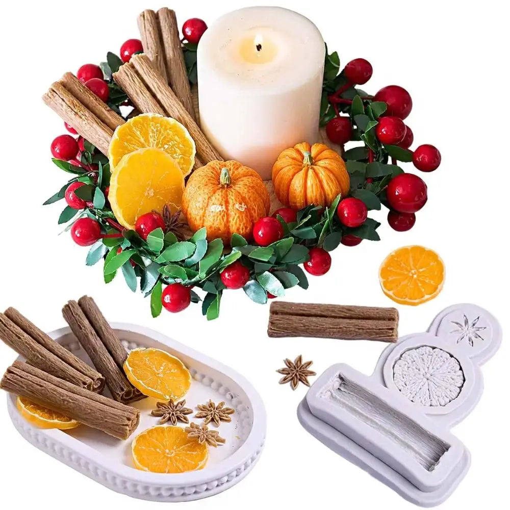 3D Silicone Baking Mold – Lemon Star Anise Spice Designs