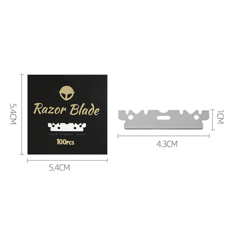 Single-Sided Stainless Steel Razor Blades 30/50/100 Pcs