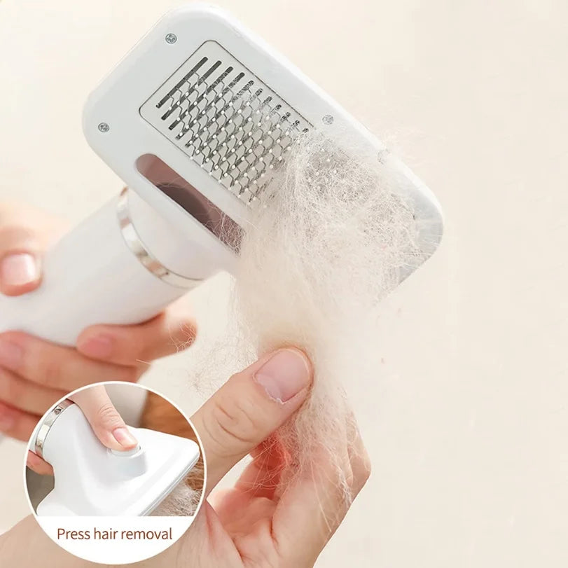 2-in-1 Pet Hair Dryer & Comb Brush – Quiet Dog Cat Grooming