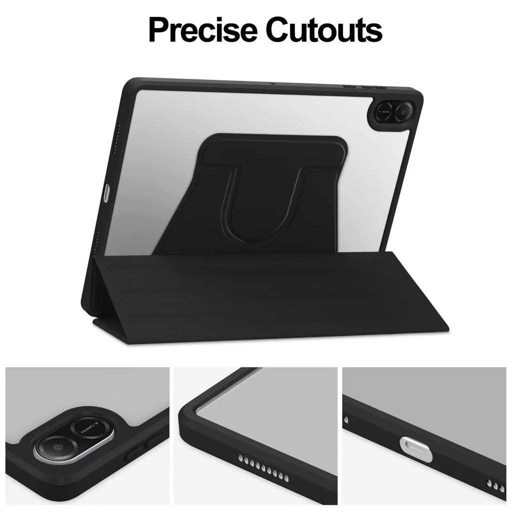 Honor Pad X8a X8b 11" Case – Tri-Fold, Pen Slot, 360° Stand