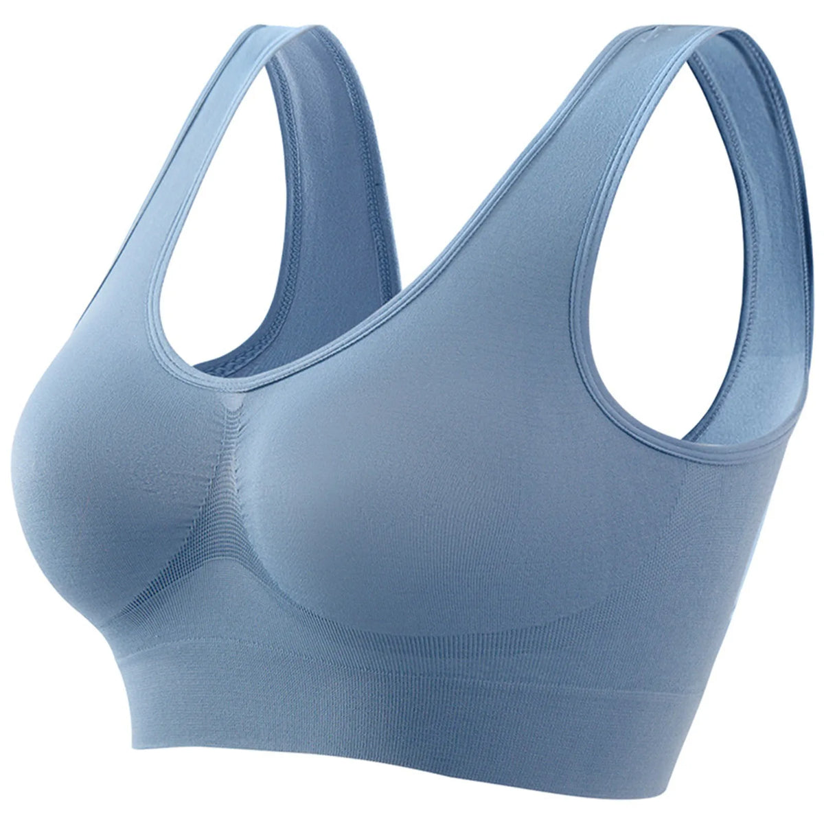 Women's Seamless Wireless Bra Sports Crop Top S–5XL