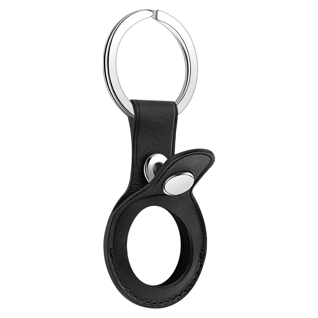 Round Colorful Keychain Holder Loop Ring Organizer Case